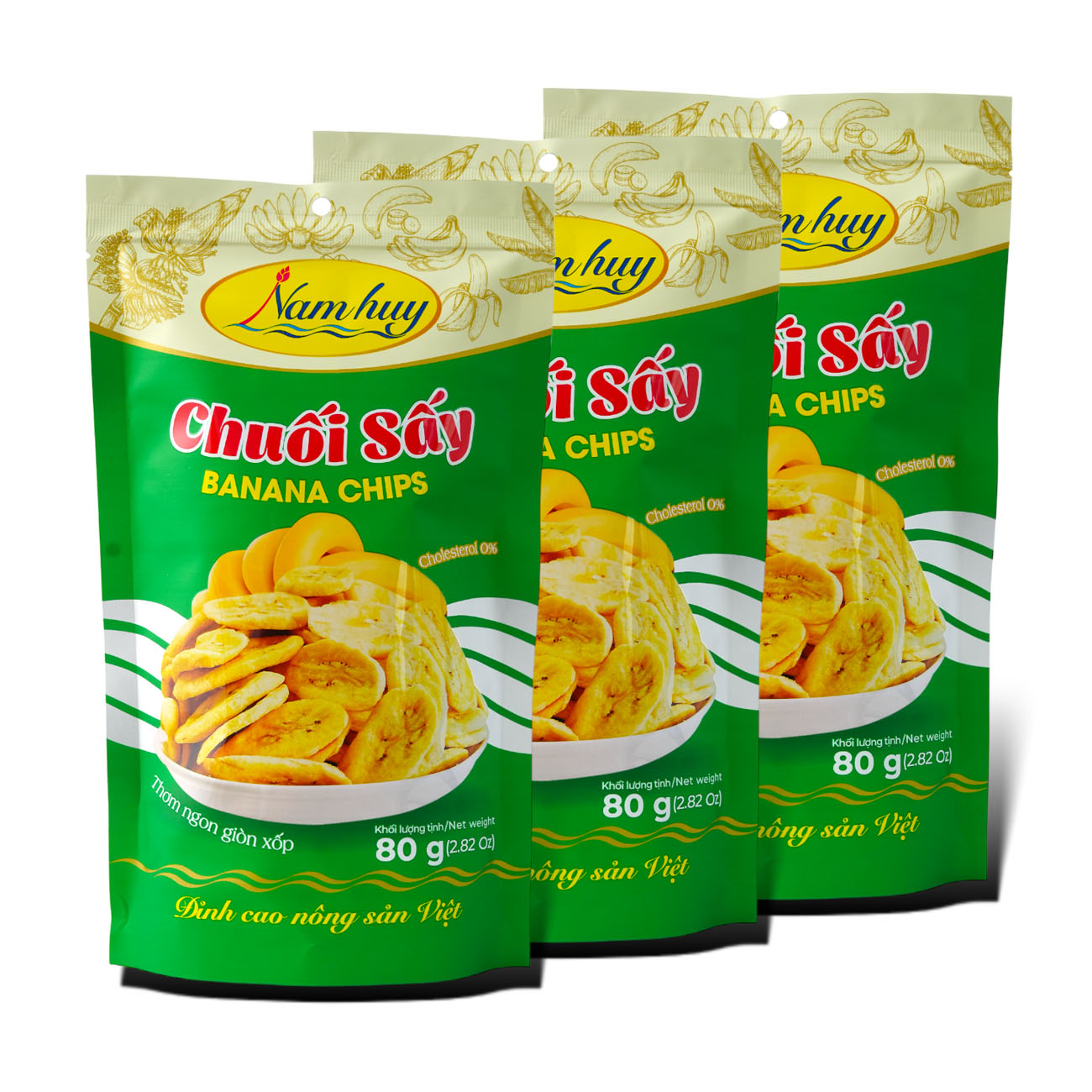 CHUỐI SẤY 80G view 2