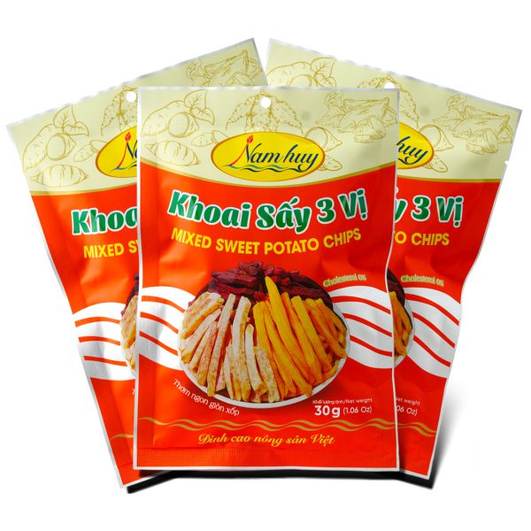KHOAI SẤY 3 VỊ 30G view 3