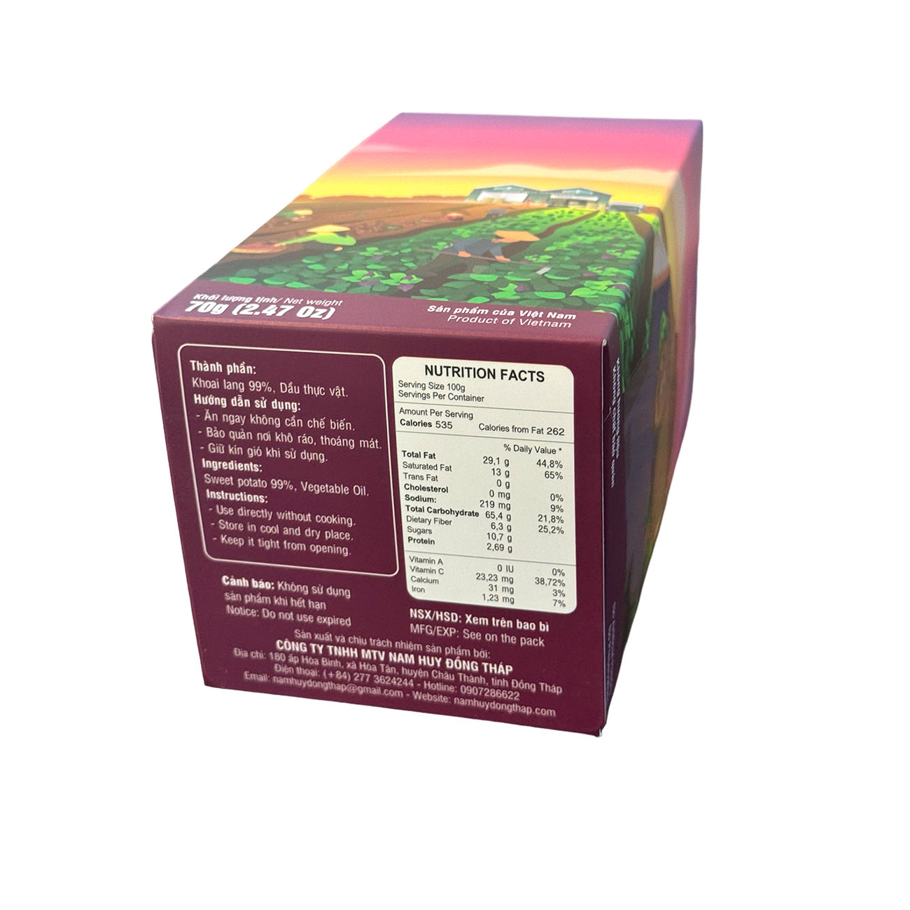 KHOAI LANG SẤY 70G view 5
