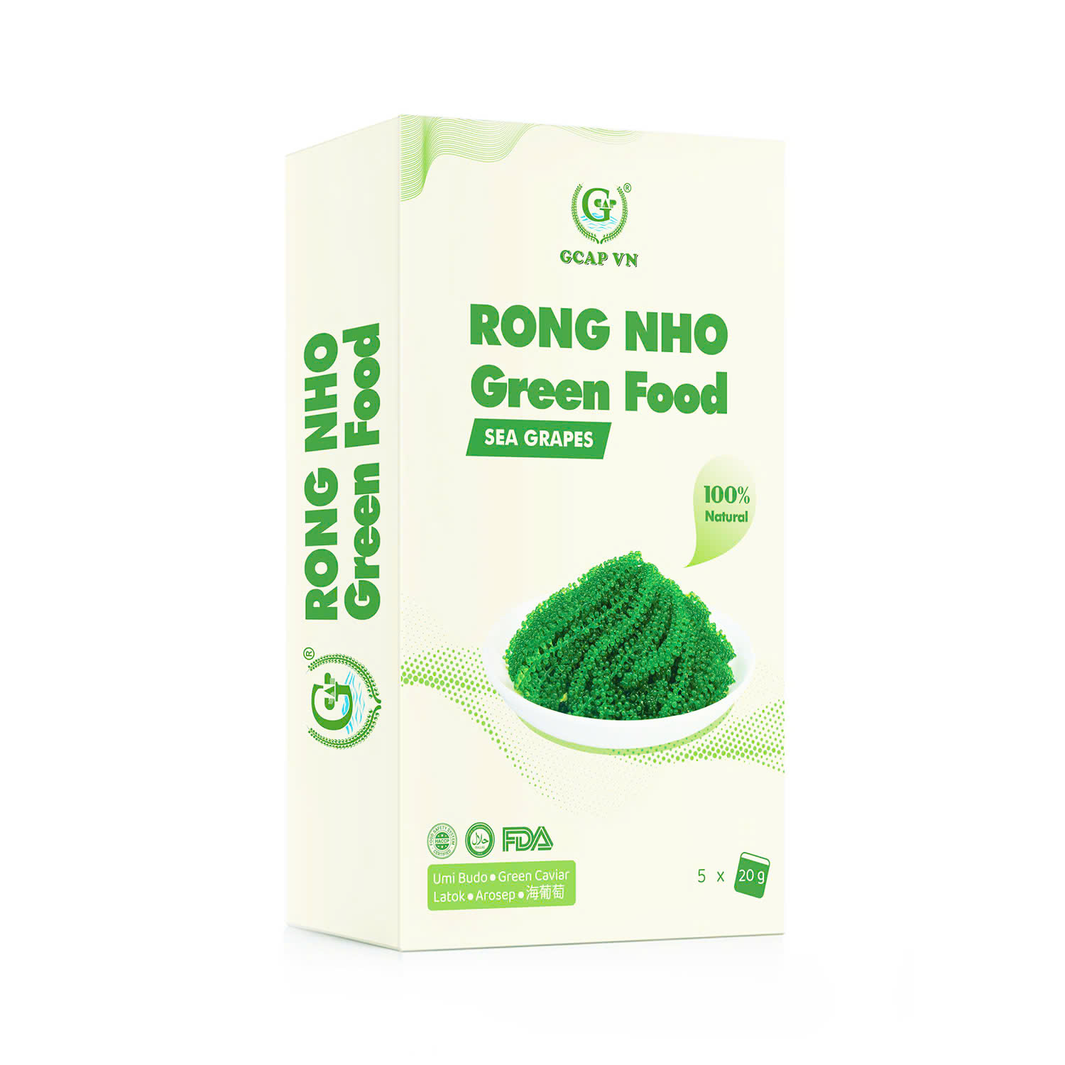 RONG NHO TÁCH NƯỚC 100G (GREEN FOOD)