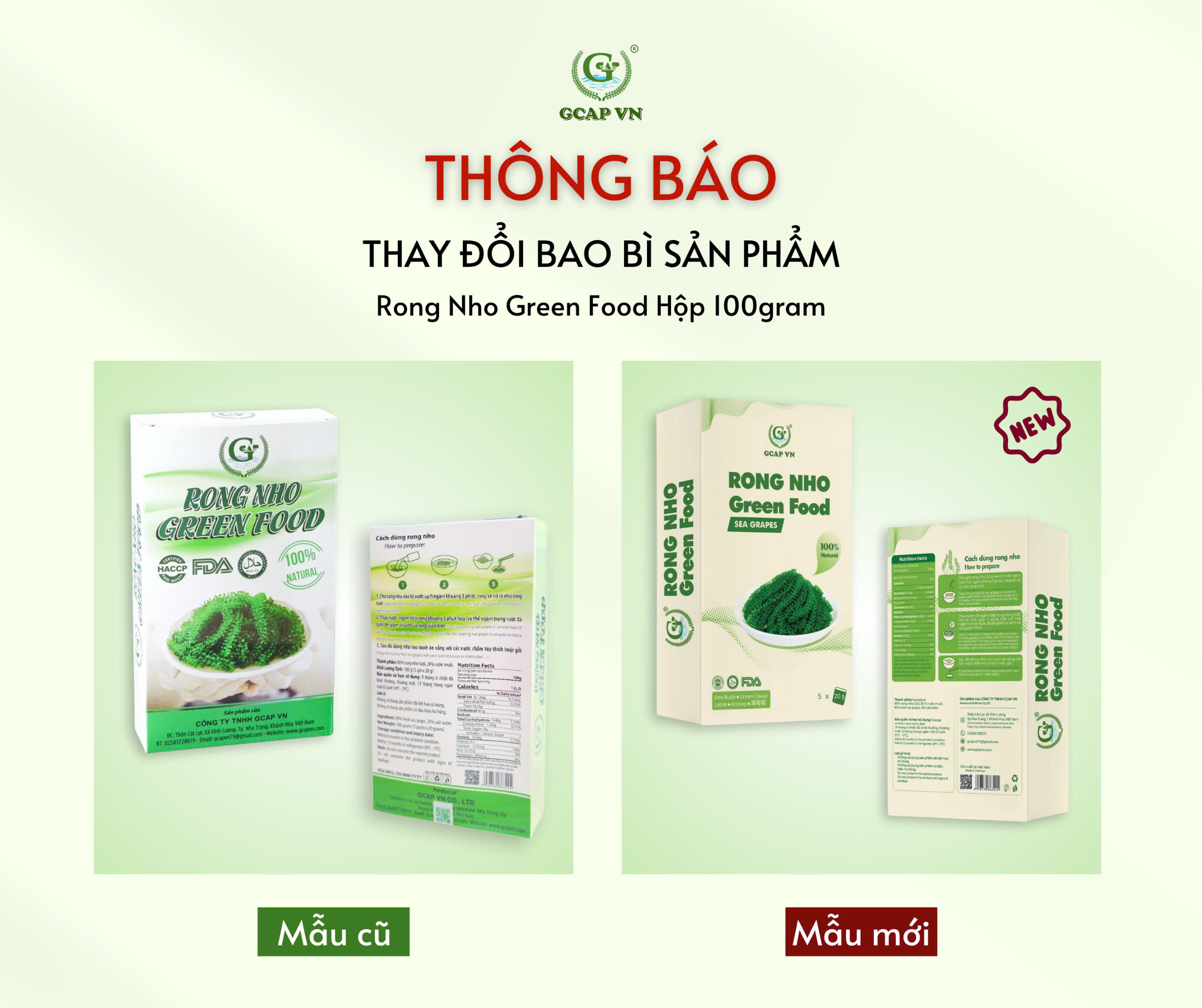 RONG NHO TÁCH NƯỚC 100G (GREEN FOOD) view 4